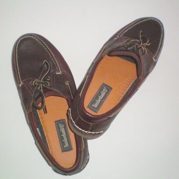 Timberland Mens Leather Loafers Size 12 - Picture 1 of 4